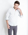 Chemises - Wit hemd met fijne print