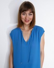 Hemden - Chiffon blouse met uitgesneden rug