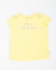 T-shirts - Geel T-shirt met opschrift Mega Mindy