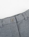 Pantalons - Grijze sweatbroek met reliëfpatroon