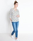 T-shirts - Zachte blouse met allover print