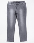 Grijze verwassen straight fit jeans - null - Lena Lena