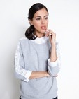 Truien - Tweedelige sweater met haakwerk