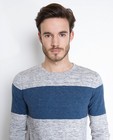 Pulls - Pull gris clair en fin tricot 