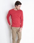 Pulls - Pull rouge en fin tricot