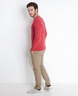Pulls - Pull rouge en fin tricot
