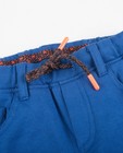 Pantalons - Felblauwe sweatbroek