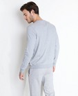 Sweats - Lichtgrijze sweater met opschrift