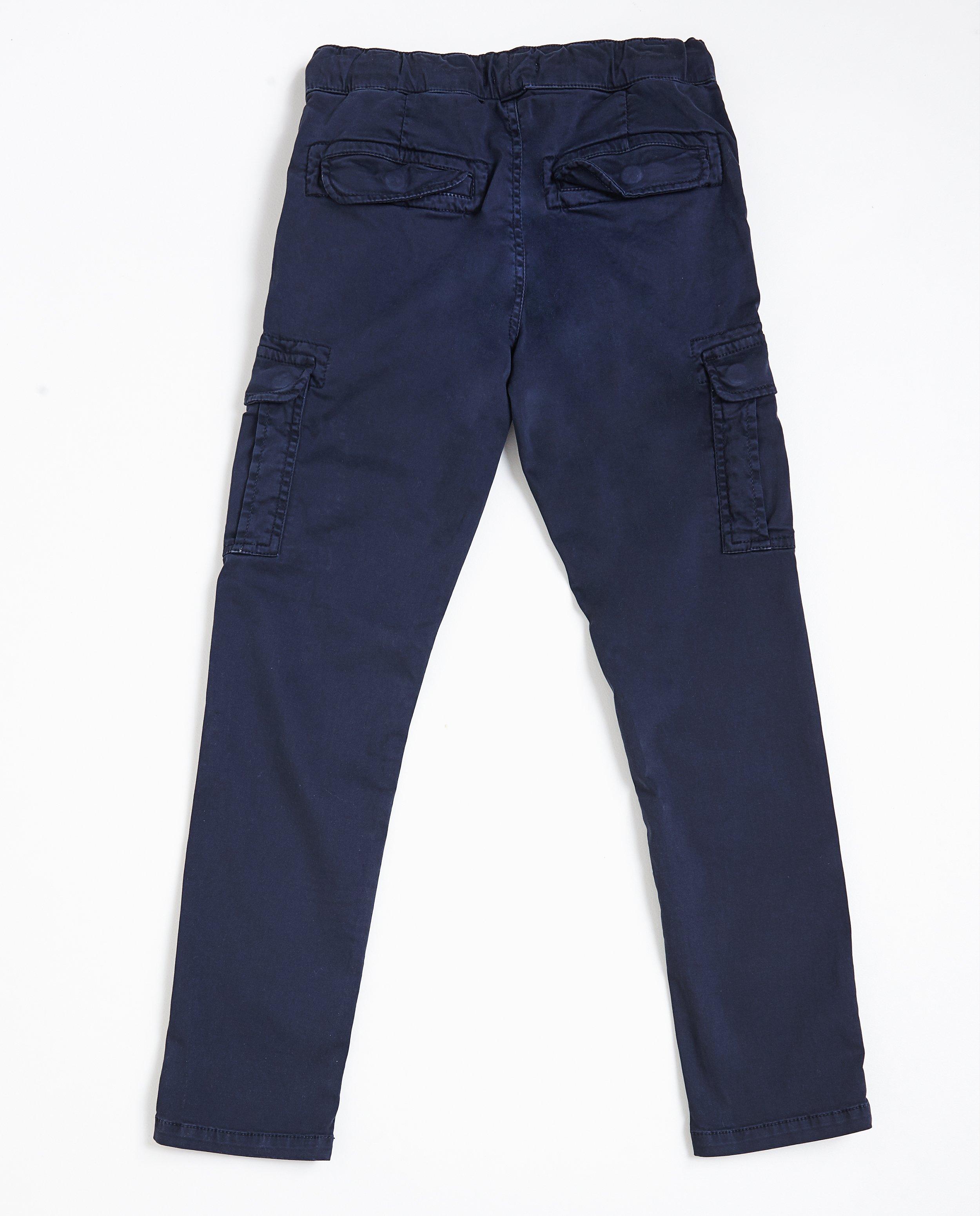 Donkerblauwe cargobroek - Product Detail - donkerblauw - afbeelding nummer 2