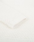 Truien - Witte gebreide trui met metaaldraad
