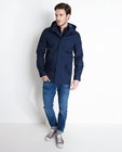 Manteaux - Marineblauwe jas met slim fit
