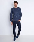 Sweaters - Grijsblauwe trui met print