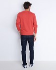 Sweaters - Rode sweater met opschrift