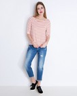 T-shirts - Rood-wit gestreepte blouse