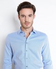 Blauw hemd met subtiel ruitenmotief - null - Iveo