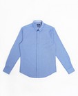 Hemden - Blauw hemd met subtiel patroon