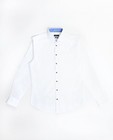 Hemden - Wit hemd met subtiel reliëfpatroon