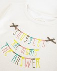 T-shirts - Longsleeve met print + strikjes