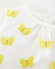 T-shirts - Wit T-shirt met vlinders