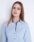 Hemden - Lichtblauw hemd met ankerprint