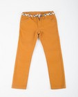 Pantalons - Camel broek met lint Kaatje