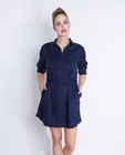 Robes - Marineblauwe jurk van lyocell