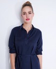 Kleedjes - Marineblauwe jurk van lyocell