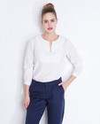 Witte blouse met borduursel - null - Sora