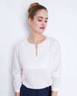 Hemden - Witte blouse met borduursel