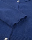 Cardigan - Donkerblauwe cardigan met strikje