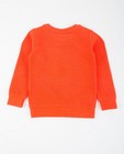 Sweaters - Vuurrode trui met borduursel