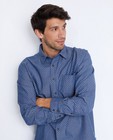Chemises - Donkerblauw hemd met print