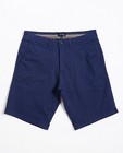 Shorts - Marineblauwe chinoshort