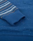Sweats - Donkerblauwe trui met etnisch motief
