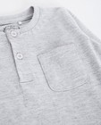 T-shirts - Longsleeve met knoopjes en borstzak