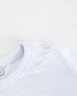 T-shirts - Witte longsleeve met opschrift