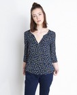 Hemden - Viscose blouse met bloemenprint