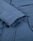 Jassen - Donkerblauwe regenjas met kap