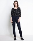 Jeans - Donkerblauwe jeans, super skinny fit 