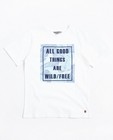 Roomwit T-shirt met opschrift - null - JBC