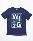 Donkerblauw T-shirt met print - null - JBC