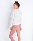 Sweaters - Bouclé sweater met glitterprint