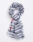 Gestreepte sjaal met pop art print - null - JBC
