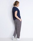 Pantalons - Soepele broek met etnische print
