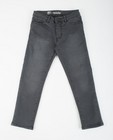 Jeans - Donkergrijze verwassen skinny jeans