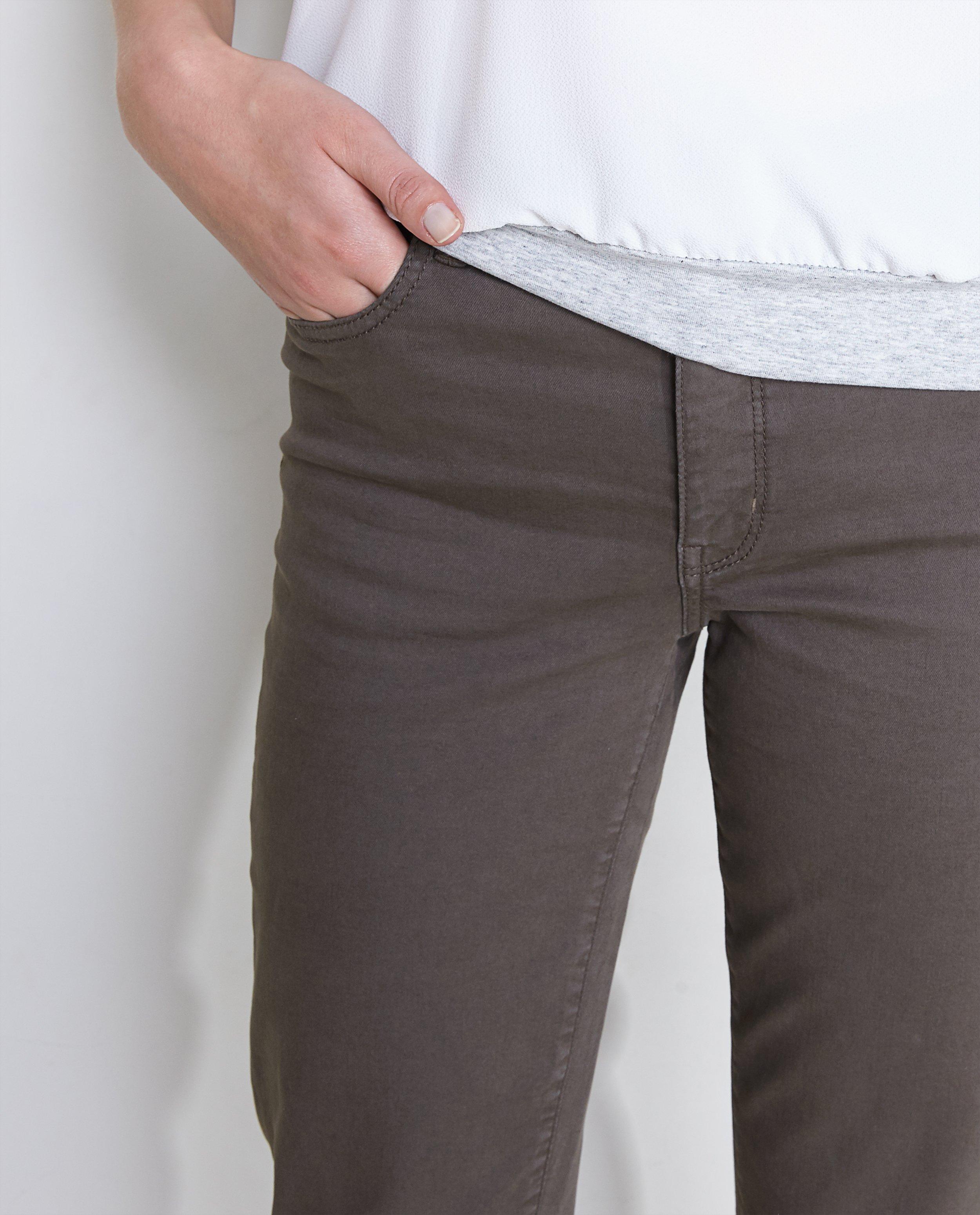 Katoenen broek met rechte pijpen - null - JBC