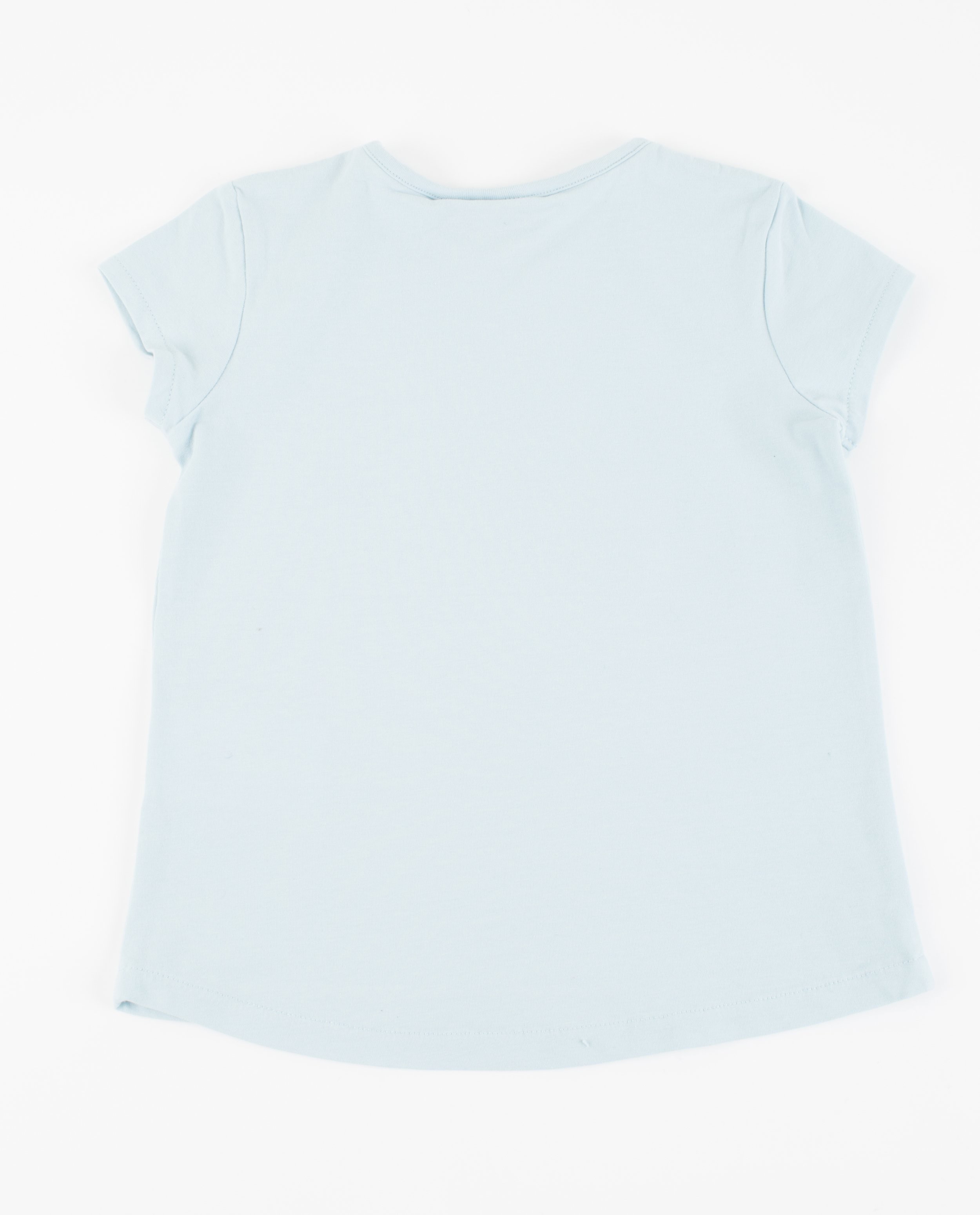 T-shirts - Lichtblauw T-shirt met print Plop