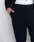 Broeken - Donkerblauwe pantalon van wolmix