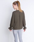 Hemden - Lace-up blouse met volants