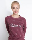 Sweaters - Sweater met metallic print